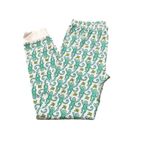 Roller Rabbit Kids Monkey Pajamas in Aqua Size 10 New with tags